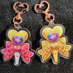 Precure Series Symbol Keychain: Double-Sided Acrylic Charm