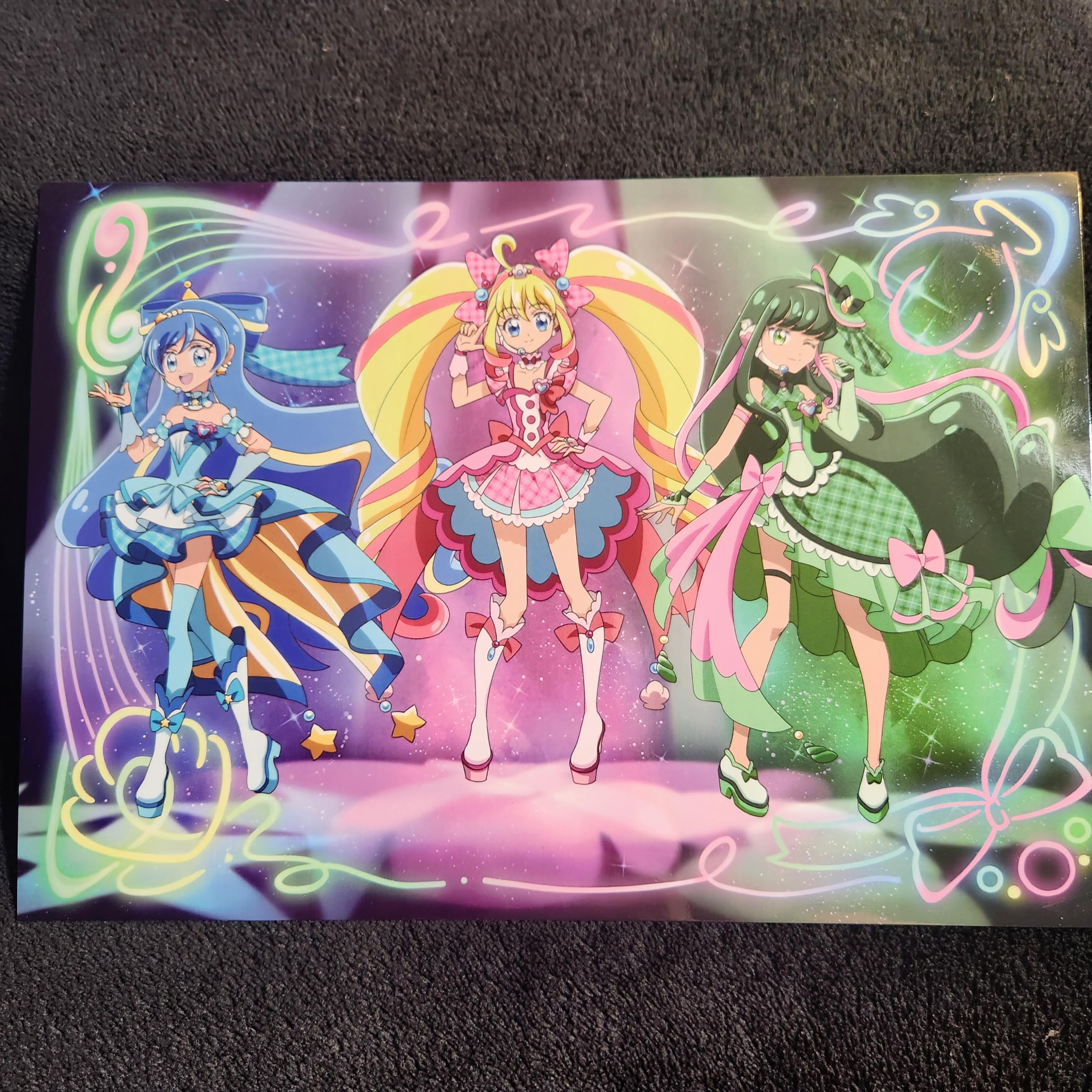 Mermaid Melody X Idol Precure Crossover Poster: Magical Girl Art