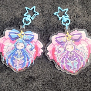 Cure Wink Acrylic Charm: Magical Girl Keychain, Shoujo Art