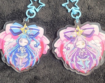 Cure Wink Acrylic Charm: Magical Girl Keychain, Shoujo Art