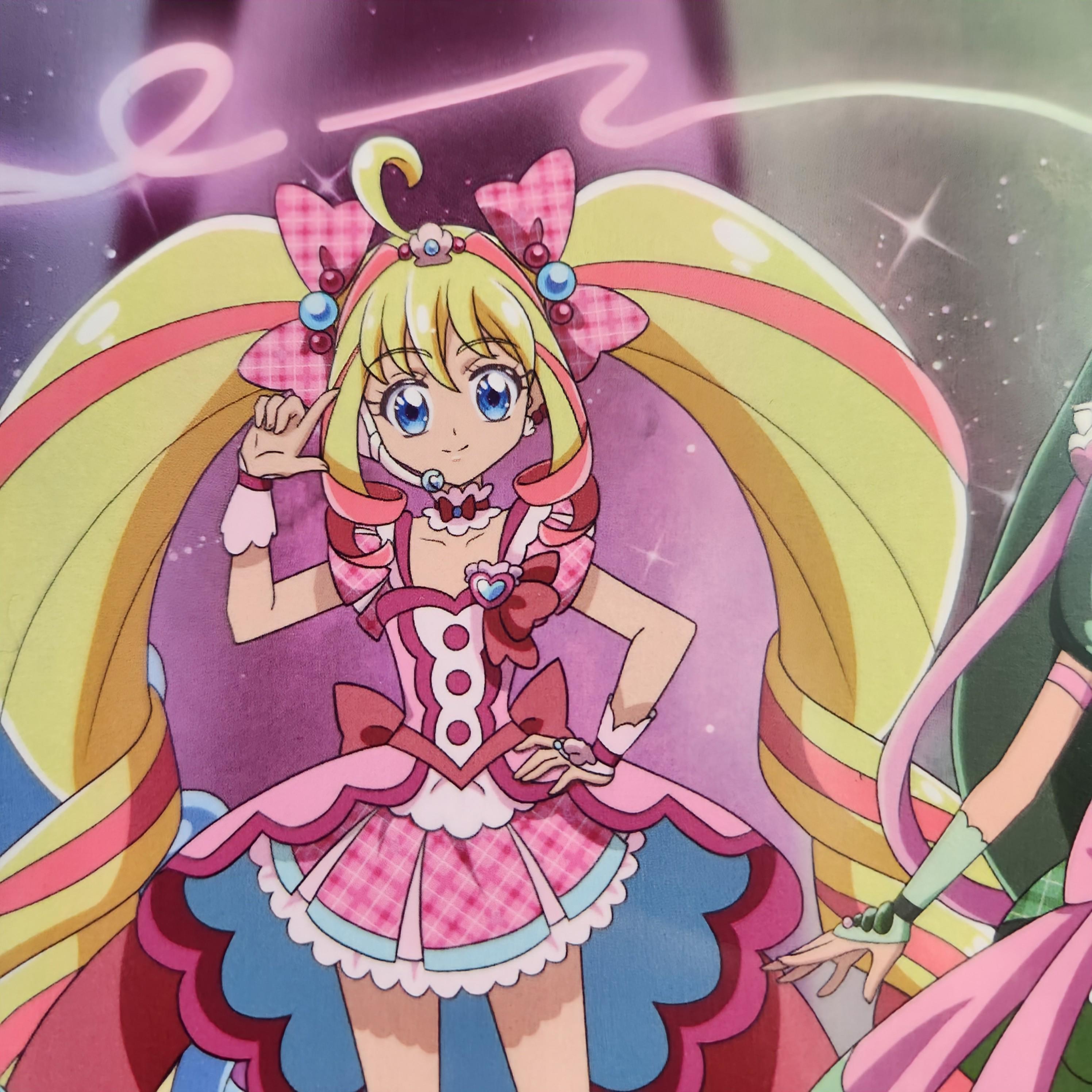 Mermaid Melody X Idol Precure Crossover Poster: Magical Girl Art