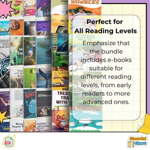 500 Children E Books Bundle, Book Lover Gift, Self Help, Kids e-books, Ebook Collection, Kids Stories, Kids Educational Set
