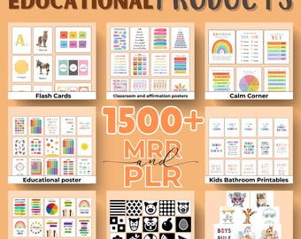 Más de 1500 recursos educativos listos para vender productos, MRR y PLR, listos para usted con derechos de reventa maestra, compra, edición y reventa, ingresos pasivos