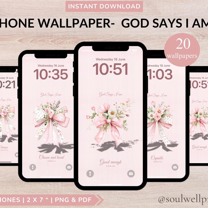 Girly Christian Wallpaper - Etsy