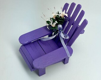 Miniature Handmade Adirondack Chair