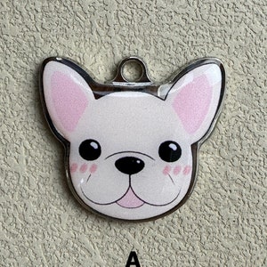 Frenchie Pet ID | Custom Pet Tag | Pet Tag for Frenchie | French Bulldog Collar | Gifts for French Bulldog