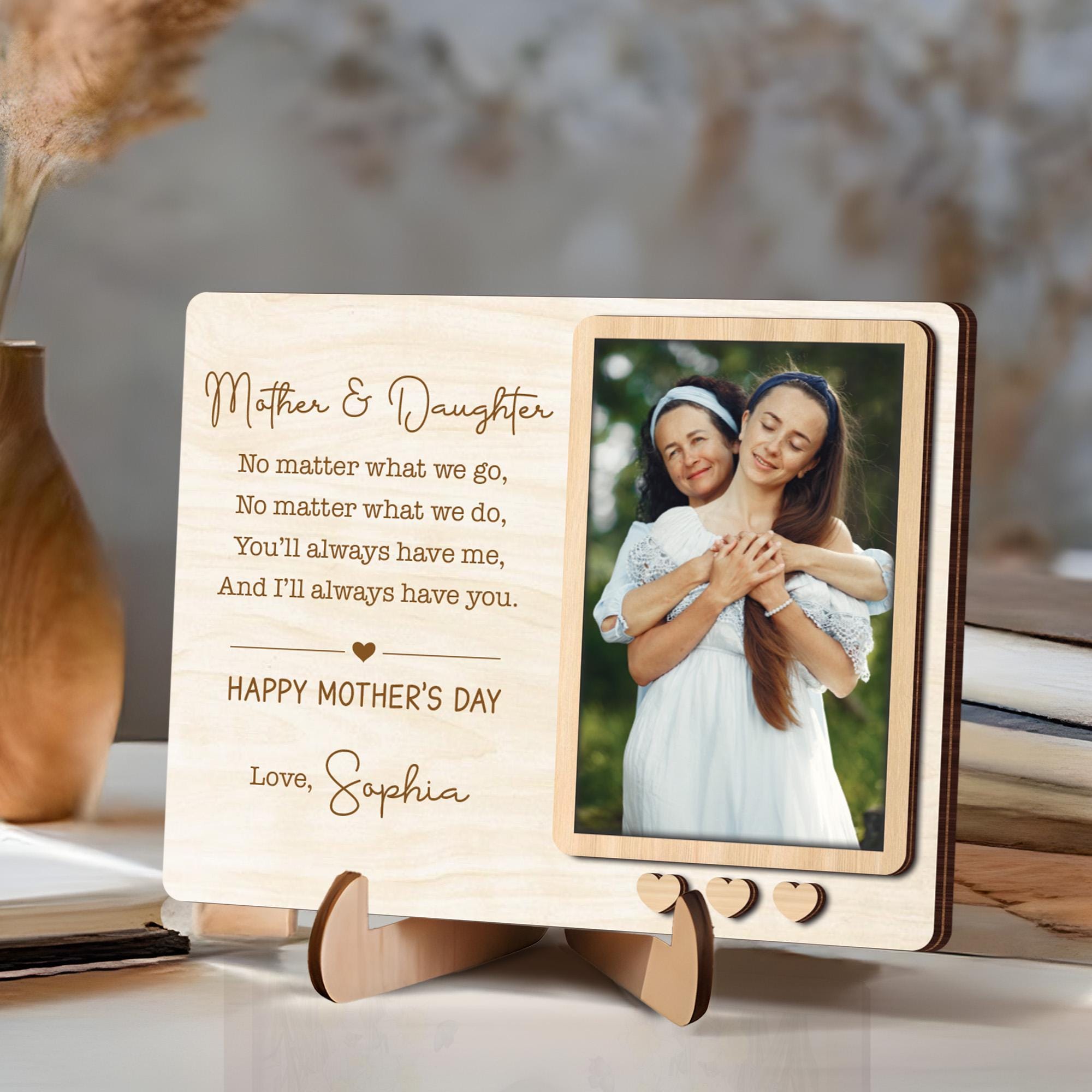 Personalized Mother Daughter Picture Frame,mother Day Gift From ...