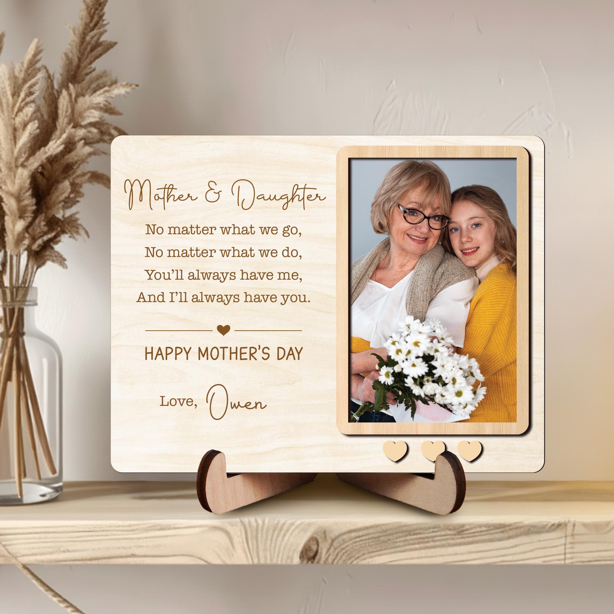 Personalized Mother Daughter Picture Frame,mother Day Gift From ...