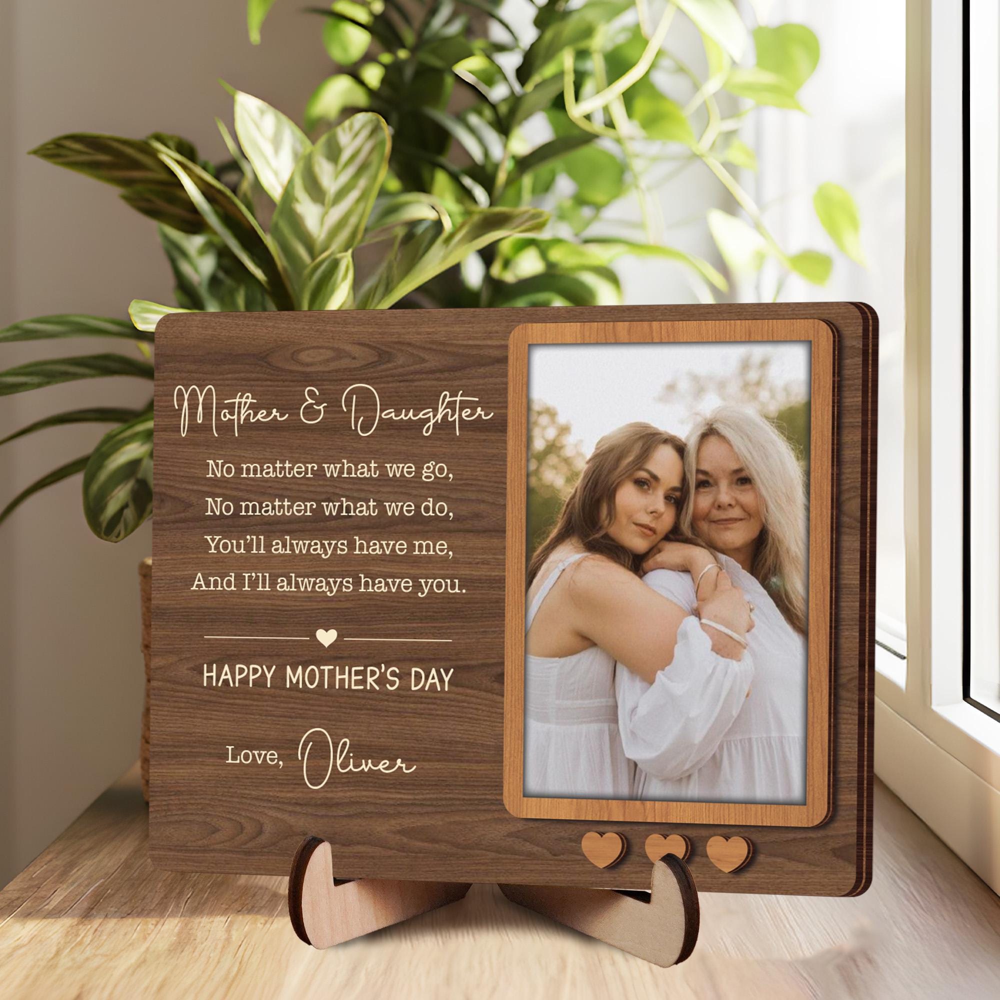Personalized Mother Daughter Picture Frame,mother Day Gift From ...