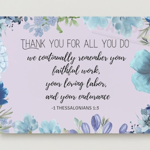 Carte de voeux de remerciement JW avec écriture biblique CADEAU JW pour un aîné Carte de gratitude Carte à téléchargement immédiat pour cadeau de surveillant de circuit ou de pionnier