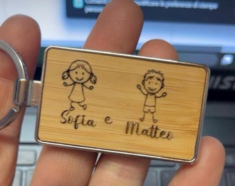 Llavero personalizado – Idea de regalo para un nuevo hogar – Pareja – Familia – Nuevo hogar