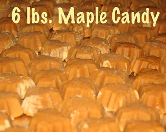 FREE SHIPPING 6 lbs. Pure Vermont Maple Sugar Candy Perfect for Wedding Favors Thanksgiving Christmas Treats Paleo Friendly