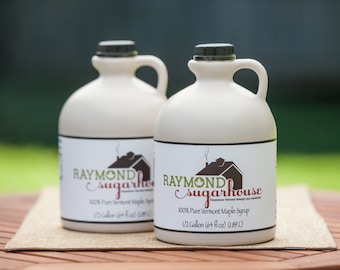 100 Percent Pure Vermont Maple Syrup 1 Gallon made in 2025 Help the Alzheimer's Association