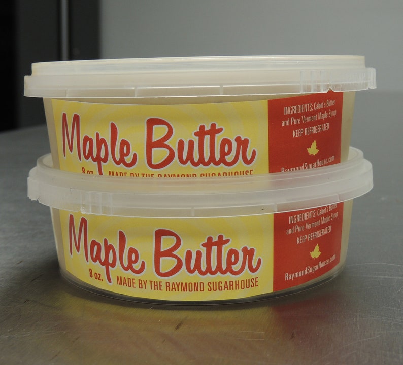 FREE SHIPPING 2 Vermont Maple Butter 8 Oz. Each PERFECT Etsy