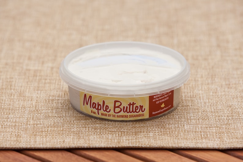 FREE SHIPPING 2 Vermont Maple Butter 8 Oz. Each PERFECT Etsy