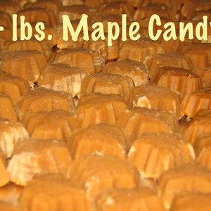 FREE SHIPPING 4 lbs. Pure Vermont Maple Candy image 1