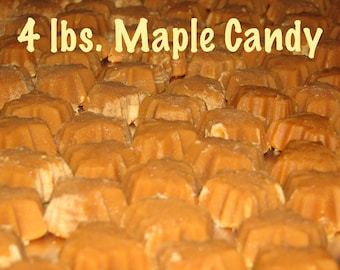 FREE SHIPPING 4 lbs. Pure Vermont Maple Candy