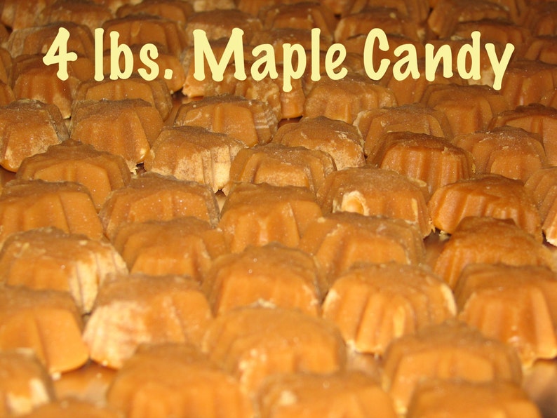 FREE SHIPPING 4 lbs. Pure Vermont Maple Candy image 1