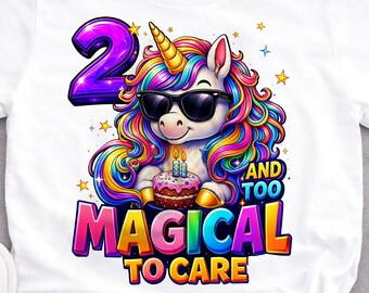 Camiseta para menina de 2 anos, roupa de aniversário de unicórnio, camiseta para menina de 2 anos, camiseta de unicórnio fazendo dab, roupa para ensaio fotográfico de aniversário com bolo, camiseta fofa de aniversário
