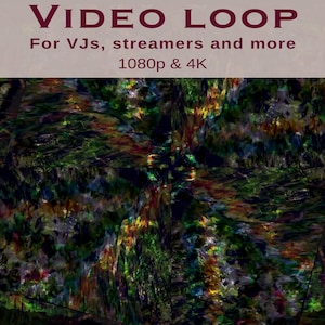 Live VJ loop, Abstract Twitch background video loop, Psychedelic video 4k & 1080p, Download now Seamless loop animation with commercial use