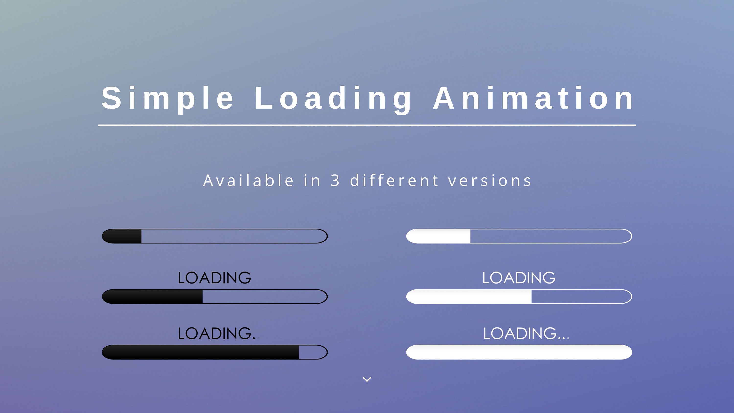 Loading Bar Animation, Simple Waiting Screen Motion Graphic, Twitch ...