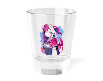 Cute Demon Princess Shot Glass, 1.5oz - Dark Fantasy Anime-Inspired Art