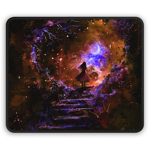 Fantasy Girl Portal Gaming Mouse Pad