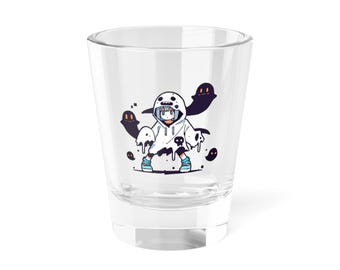 Anime Ghost Costume Girl Shot Glass, 1.5oz