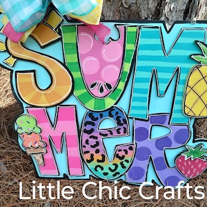 SUMMER-Doorhanger-Porch decoration
