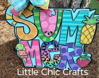 SUMMER-Doorhanger-Porch decoration