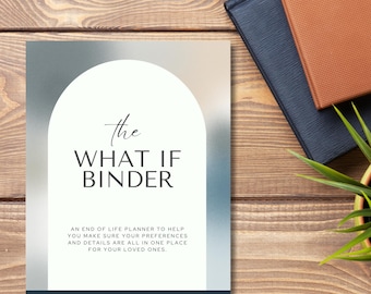 End of Life Planner| Emergency Planner|Final Wishes Organizer| End Of Life Planner Printable| Legacy Planner Printable Emergency Planner