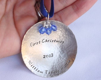 Personalized Baby's First Christmas Ornament by I Heart This