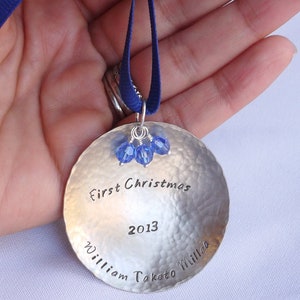 Personalized Baby's First Christmas Ornament by I Heart This image 1