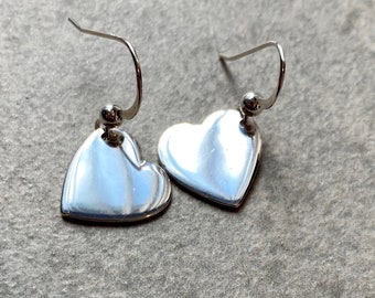 Sterling Silver Heart Earrings