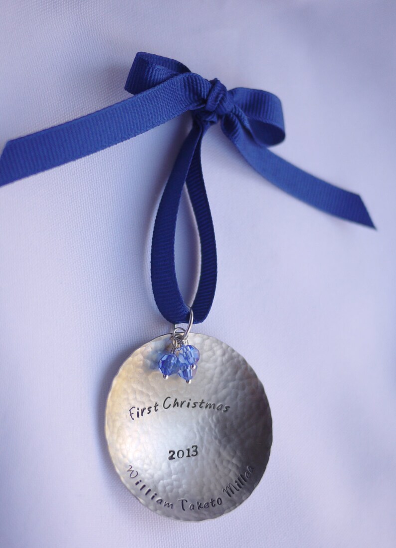 Personalized Baby's First Christmas Ornament by I Heart This image 2