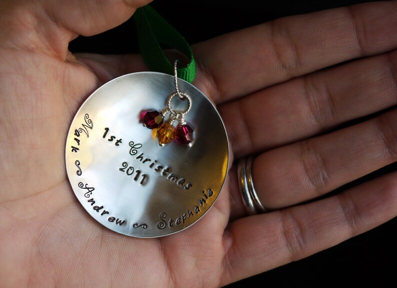Personalized Baby's First Christmas Ornament by I Heart This image 5