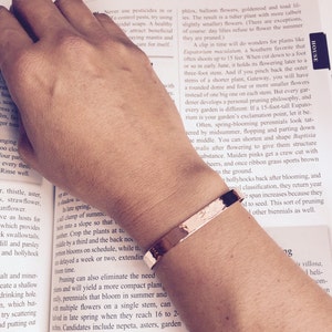Secret Message Copper Bracelet Personalized with Phrase or Scripture