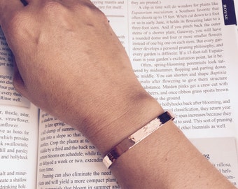 Secret Message Copper Bracelet Personalized with Phrase or Scripture