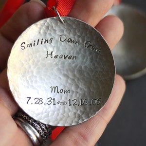 Memorial Ornament, In Loving Memory, Personalized Ornament - by I Heart This