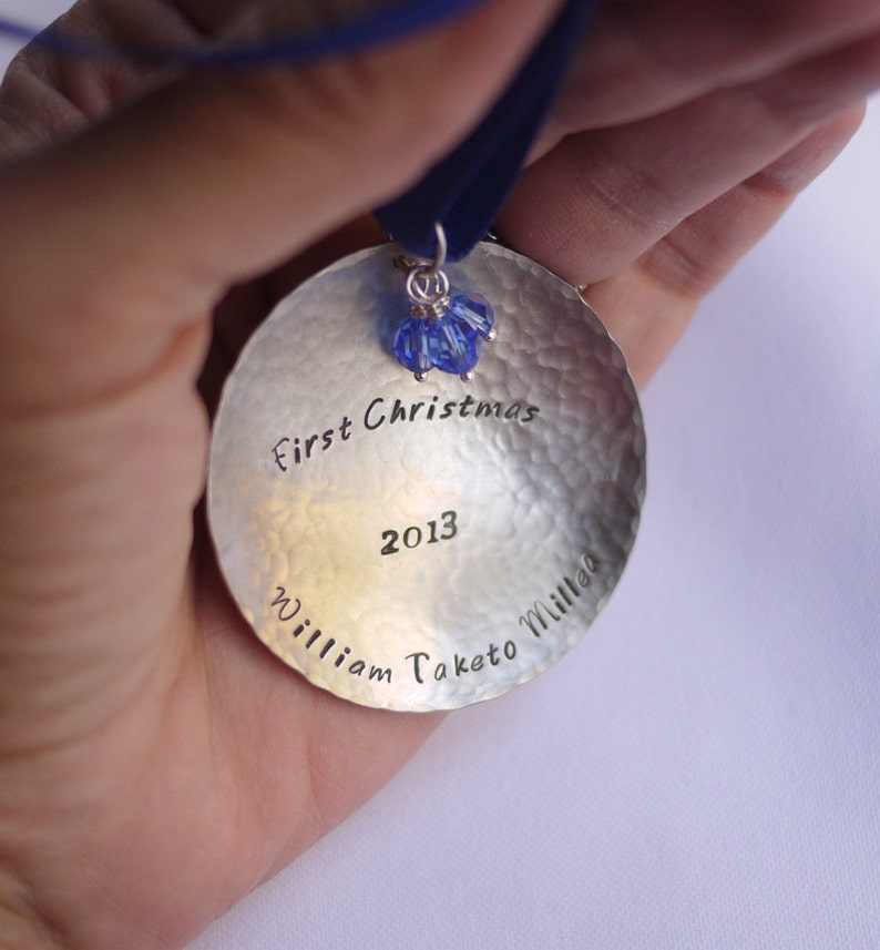 Personalized Baby's First Christmas Ornament by I Heart This image 3