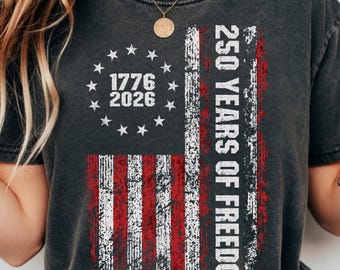 250th Anniversary USA Flag DTF Transfer, Independence Day Print