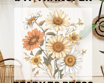 Floral Cottagecore DTF Transfers, Ready to Press, Spring Flowers Desing Dtf, Tshirt Design, Women&#39;s Gift, Direct to Film, Flower Nature Dtf