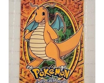 1999 Black Topps - Dragonite - Pokemon Card - E12 Of 12 - Label #149