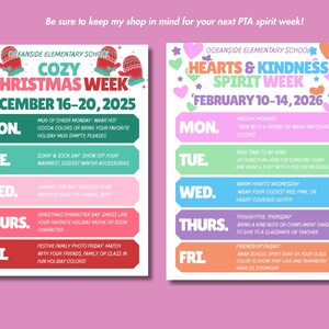 PTA Membership Competition Flyer Template Editable Class Challenge PTO Recruitment School Spirit Contest Social Media Graphic Canva Download image 10