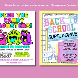 PTA Newsletter Template Bundle Editable Monthly School Newsletter Canva ...
