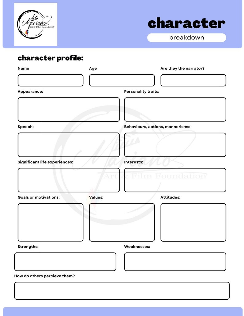 Character Script Outline Template For Movie Script Or Book Writing Character Script Outline Template For Movie Script Or Book Writing