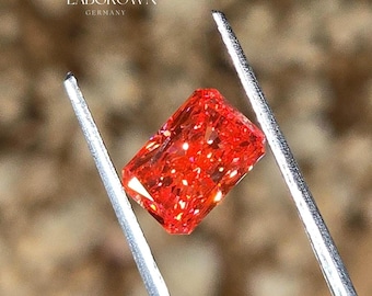 Lebendige rosa strahlende Schliff Diamant, 1.00 bis 5.00CT Lose strahlende Lab erstellt Diamant, rosa Diamant für Verlobungsring oder kundenspezifischen Schmuck