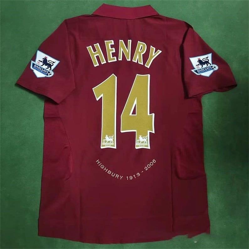 Thierry Henry Jersey Etsy Canada