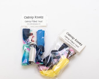 Katzenminze Katzen Party Knoten Spielzeug, Katzenminze Fleece Stoff Katzen Fliegen, Katzendame Geschenke, Katzenminze gefüllt Twists, Lieblingsgeschenk für Katzenliebhaber