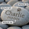 Personalized Pet Memorial | Pet Loss Gift | Dog Remembrance Garden Stone | Engraved River Rock | Rainbow Bridge product logo